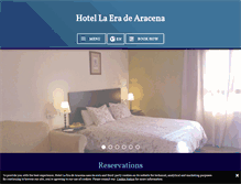 Tablet Screenshot of hotelaracena.com